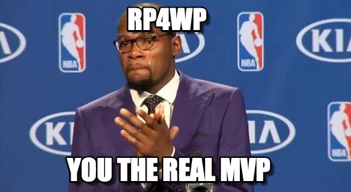 rp4wp you the real mvp
